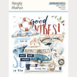 Vintage Sand & Sea - Chipboard Pieces von Simple S